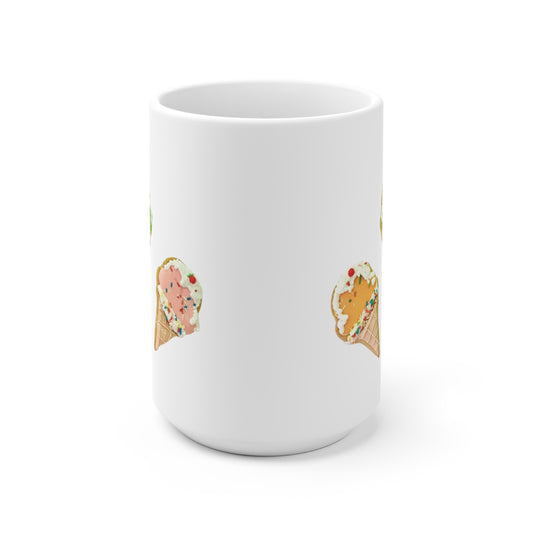 Keramikbecher, Eistüten
