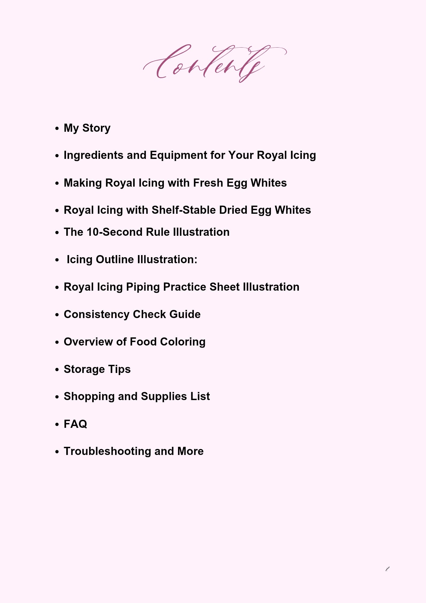 Detailed (English) Royalicing Recipe for sugarcookies, 34 pgs.