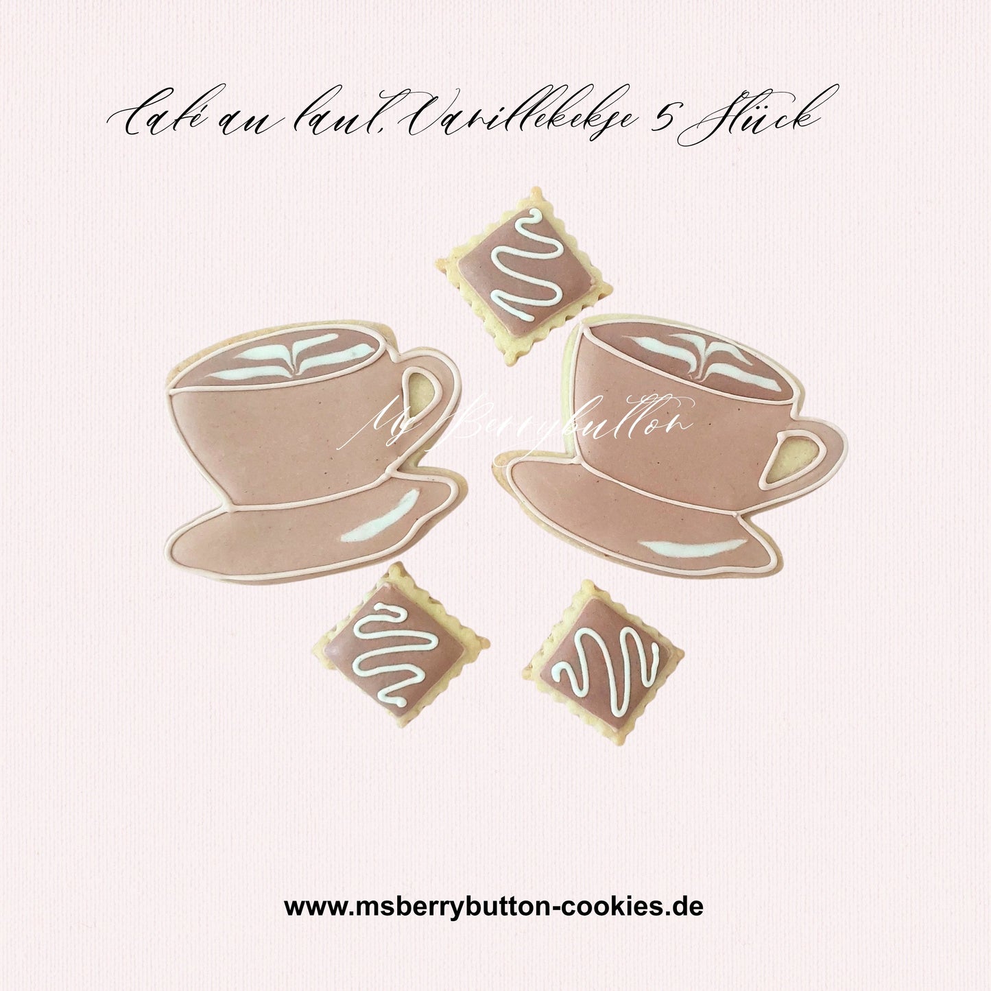 Sugarcookies "Cafe au lait" 5 Stück, Angebot bis zum 30.8.26