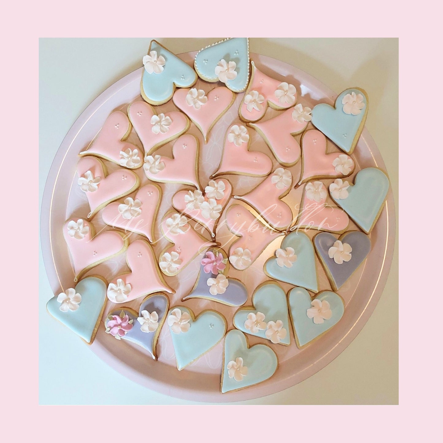 Ab ca Ende Juli bestellbar. Sugarcookies "Herzen" 30 Stück