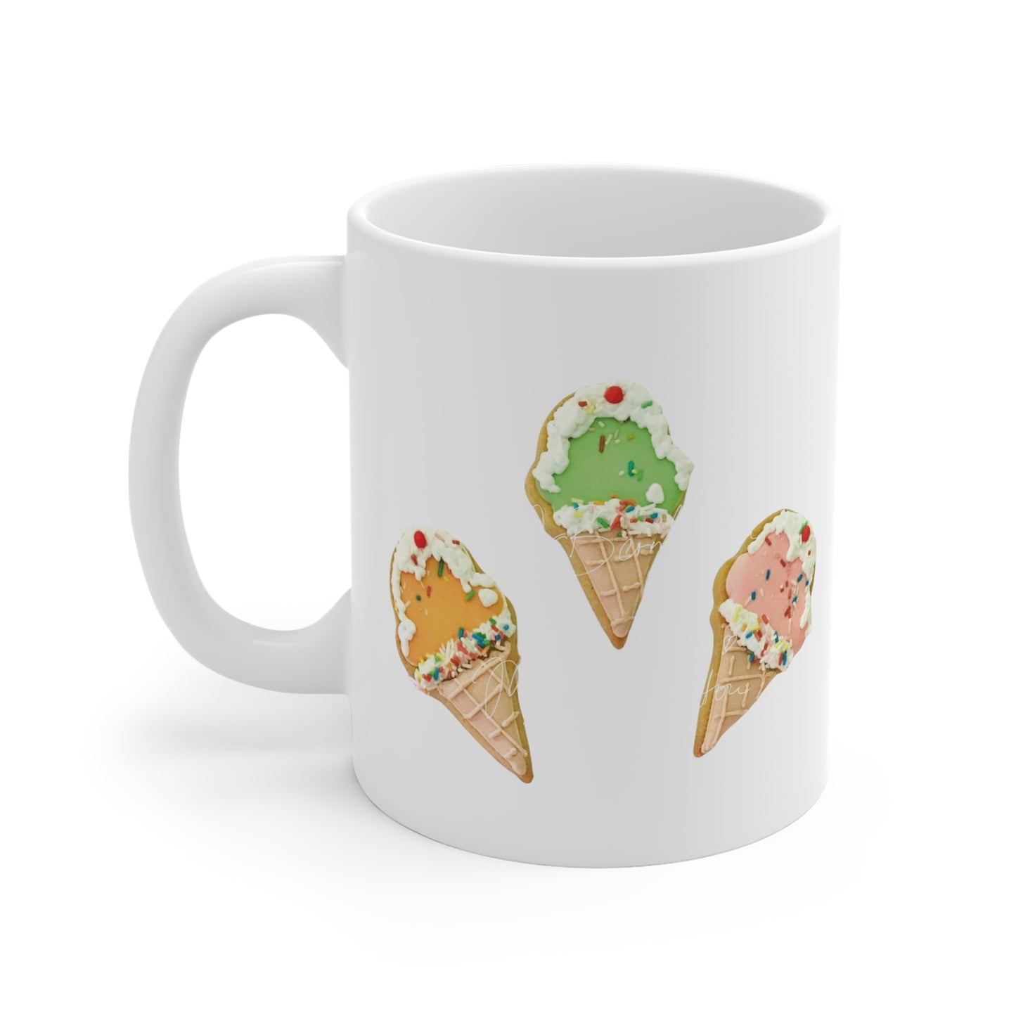 Keramikbecher, Eistüten