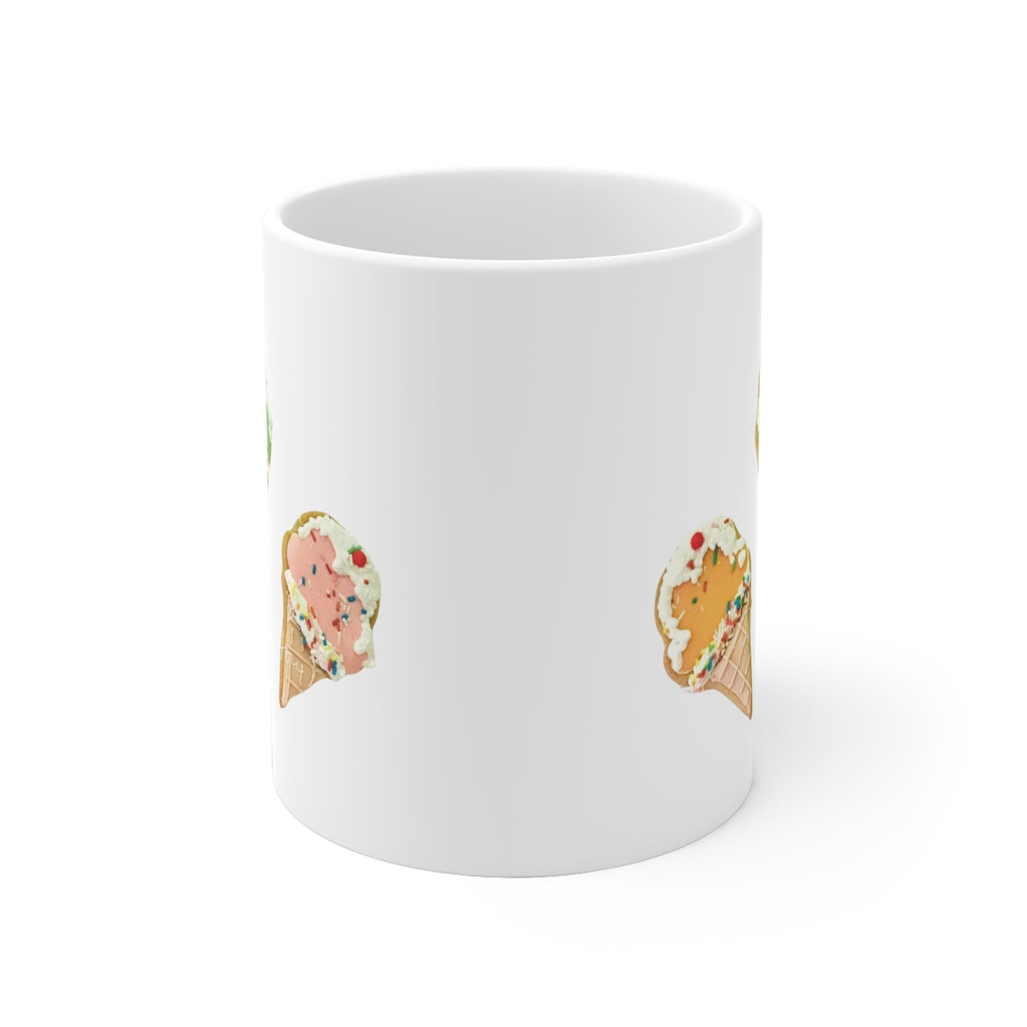 Keramikbecher, Eistüten