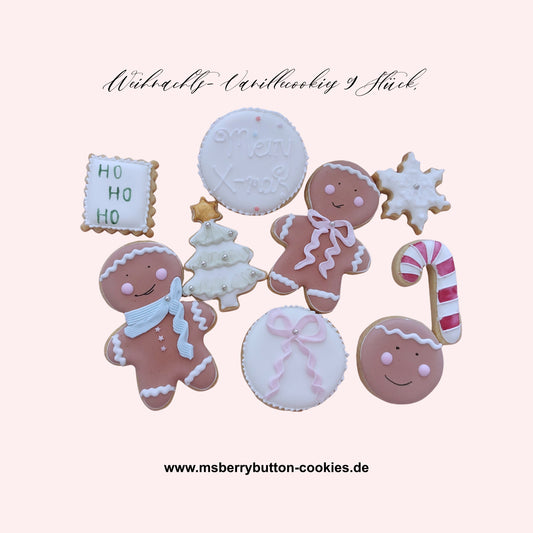 Limitierte Sugarcookies "Merry X mas" - 9 Stück", Vorbestellung bis zum 30.10, Bitte Lieferungsdatum auswählen