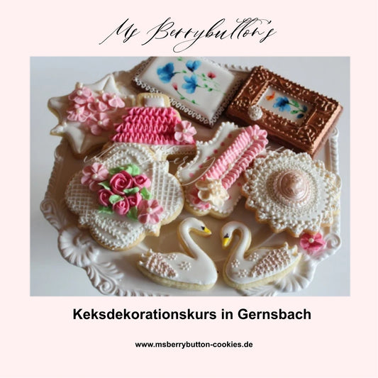 Privatkurs (4,5h) Mastervintage Keksdekorationskurs, Termin auf Anfrage