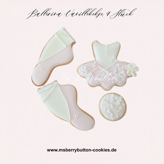 Sugarcookies "Ballerina Kekse" 4 Stück, Angebot bis zum 30.8.26
