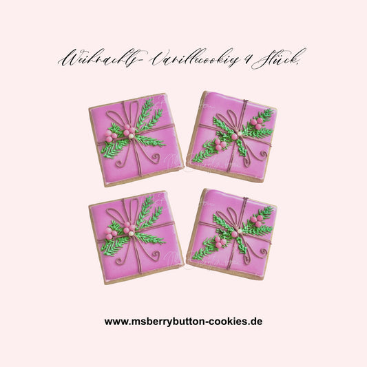 Limitierte Sugarcookies "Weihnachtsgeschenke" - 4 Stück", Vorbestellung bis zum 30.10, Bitte Lieferungsdatum auswählen