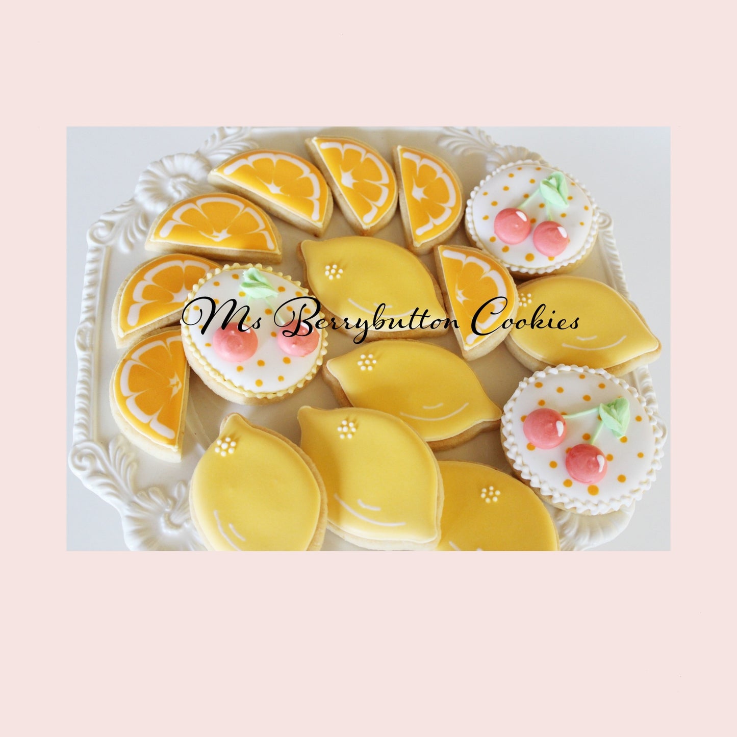 Ab ca Ende Juli bestellbar. Sugarcookies "Frische Früchtchen- 16 Stück"