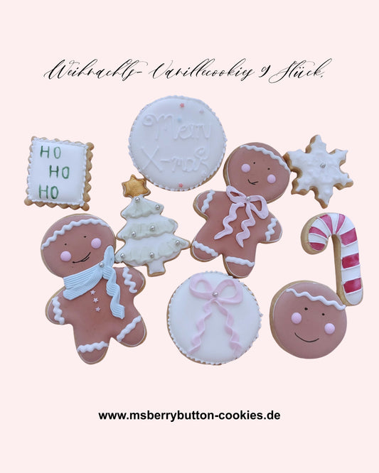 Limitierte Sugarcookies "Merry X mas" - 9 Stück", Vorbestellung bis zum 30.10, Bitte Lieferungsdatum auswählen