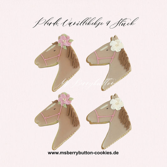 Sugarcookies "Pferde“ 4 Stück, Angebot bis zum 30.8.26