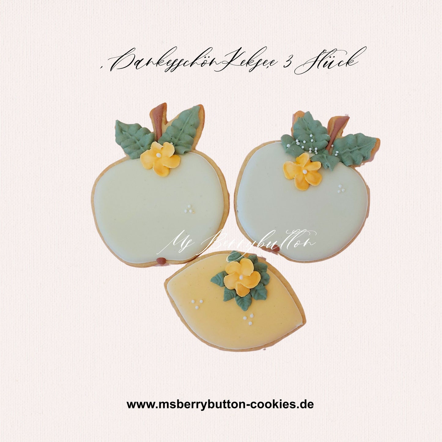 XL Sugarcookies "Dankeschön" 3 Stück, Angebot bis zum 30.8.26